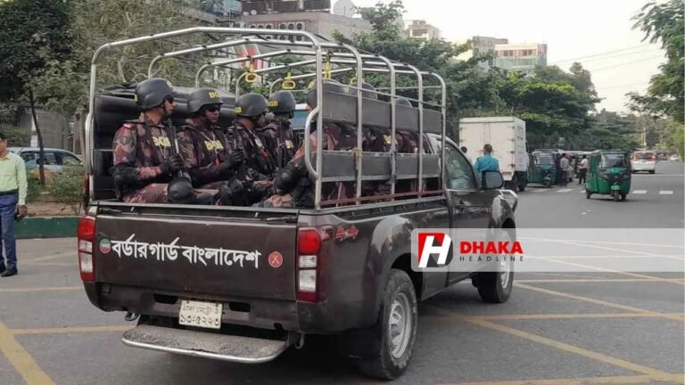 রাজধানীতে আইনশৃঙ্খলা নিশ্চিতে মোতায়েন ১২ প্লাটুন বিজিবি