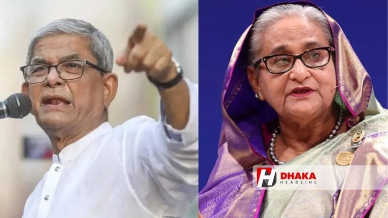 শেখ হাসিনার মানবতাবিরোধী অপরাধ মামলার রায় আজ ন্যায়বিচারের আশা জানালেন মির্জা ফখরুল